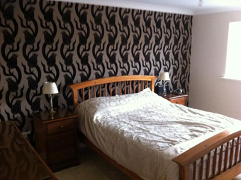 Example of domestic decorating work