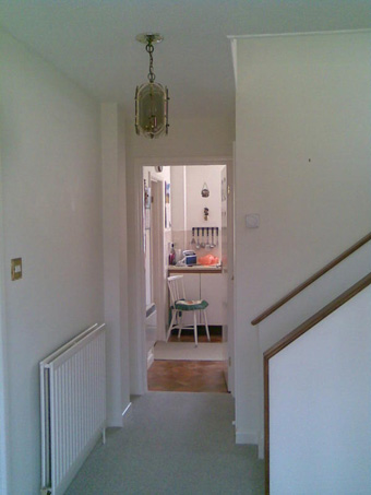 Example of domestic decorating work