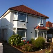 Example of exterior paint work